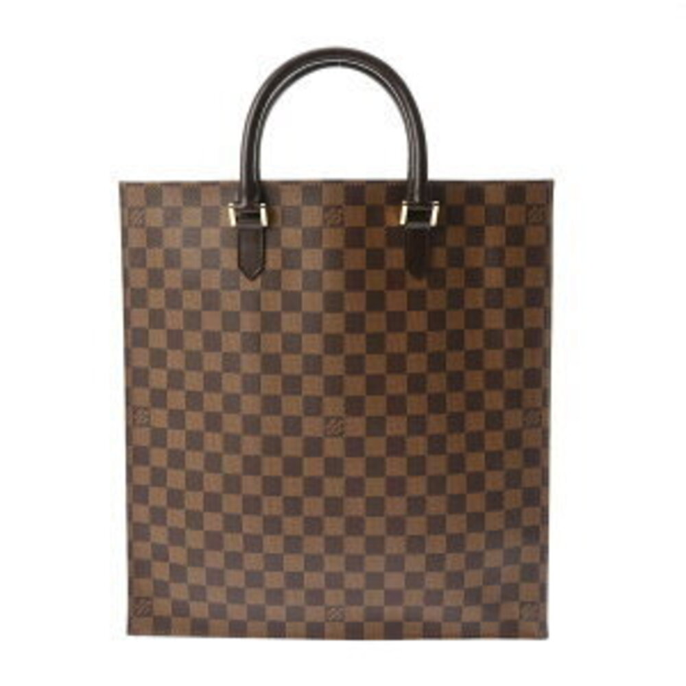 Louis Vuitton Damier Sac Plat Brown Canvas Tote Bag